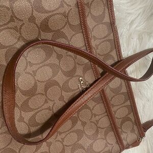 Coach Brown Signature Crossbody
